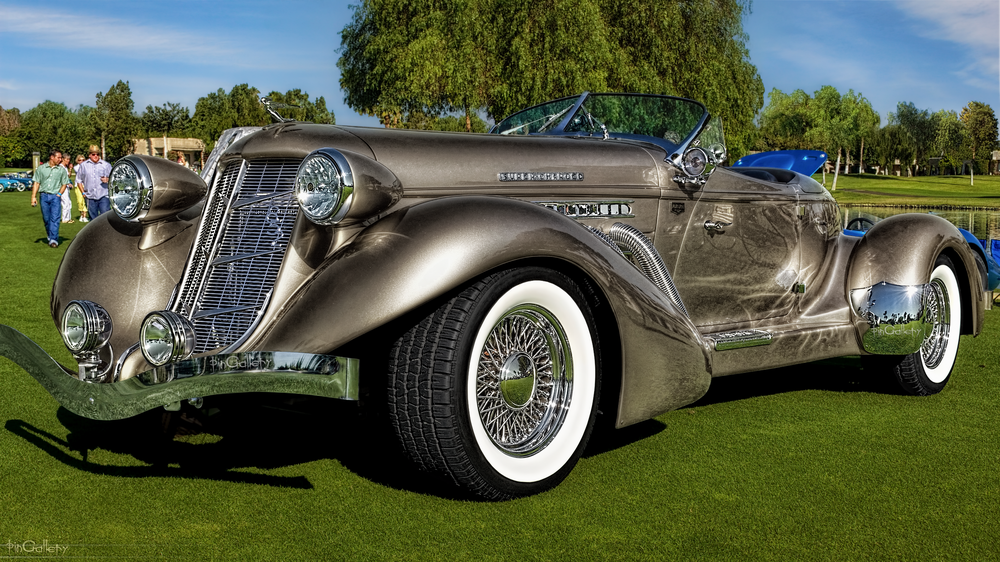 Обои для рабочего стола Ретро автомобиль Auburn Speedster 1936, by pingallery