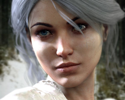 Обои на рабочий стол Cirilla / Цирилла из игры The Witcher 3: Wild Hunt / Ведьмак 3: Дикая Охота, by Hood Saladine
