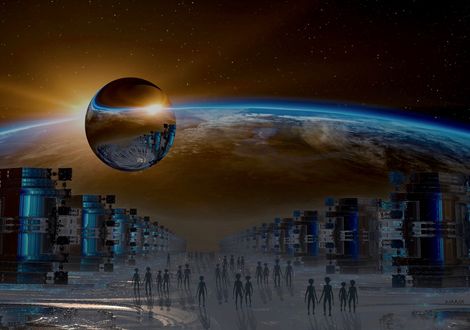 Обои на рабочий стол Работа We are approaching Earth / Мы приближаемся к Земле, by marijeberting