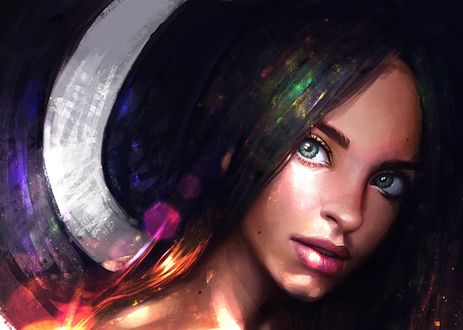 Обои на рабочий стол Портрет девушки, by AyyaSAP