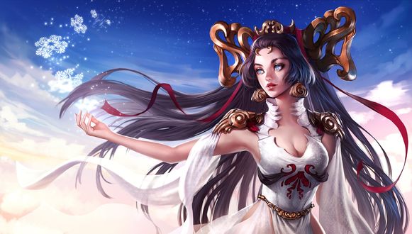 Обои на рабочий стол Godess / Богиня, by Ilse Harting