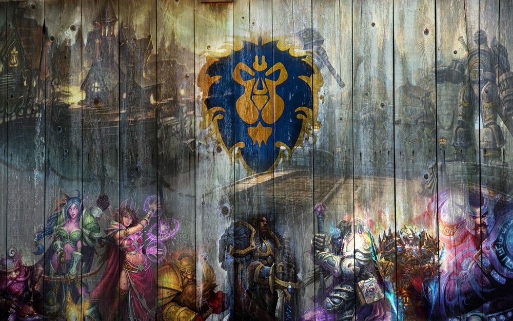 Обои для рабочего стола Постер игры World of Warcraft