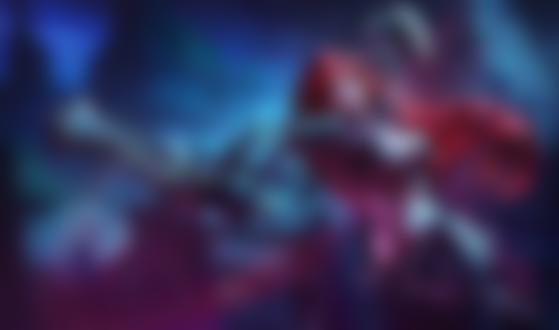 Обои на рабочий стол Katarina / Катарина в бою, из игры League of Legends / Лига Легенд, by StuArtStudios