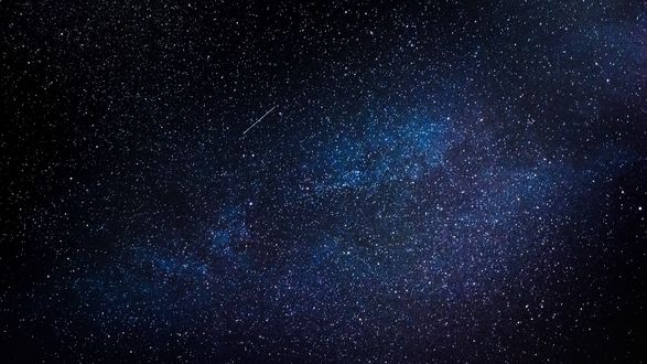 Обои на рабочий стол Млечный путь в ночном небе, by Free-Photos