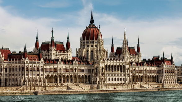 Обои на рабочий стол Parliament Building - Budapest / Здание парламента - Будапешт, by pingallery