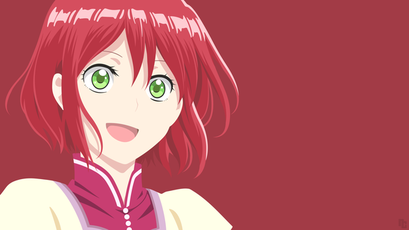 Обои на рабочий стол Shirayuki / Шираюки из аниме Akagami no Shirayuki-hime / Красноволосая принцесса Белоснежка, by ncoll36