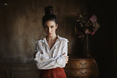Обои на рабочий стол Модель Алла Бергер / Alla Berger, фотограф Dmitry Arhar