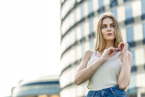 Обои на рабочий стол Модель Natalia Gerasimovich / Наталия Герасимович, фотограф Dmitry Medved