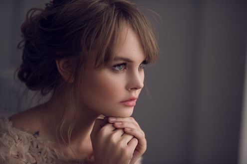 Обои на рабочий стол Модель Anastasia Scheglova / Анастасия Щеглова, фотограф Olga Strelkova