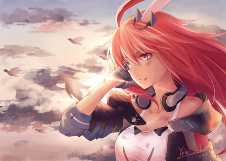 Обои на рабочий стол Персонаж манги Желанный удар / Honkai impact
