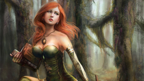 Обои на рабочий стол Rosabel Pressler / Розабель Пресслер из игры World of Warcraft / Мир Военного Ремесла, by athenapallas87