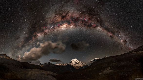Обои на рабочий стол Сияние Млечного пути / Milky Way