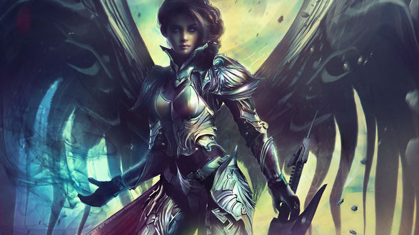 Обои на рабочий стол Vesudah-Archangel / Vesudah- Архангел, by Eddy-Shinjuku