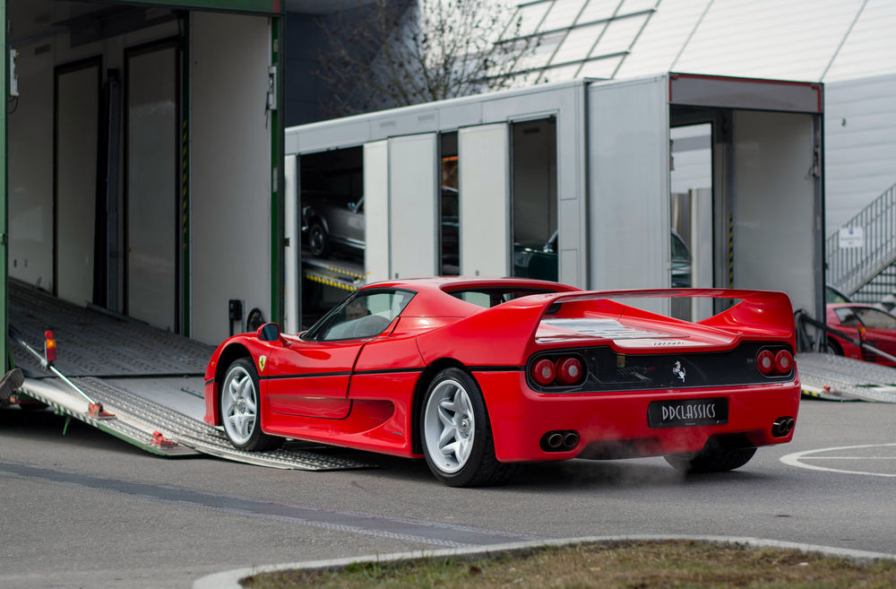 Обои для рабочего стола Ferrari F50 в ретро-классике, by JB
