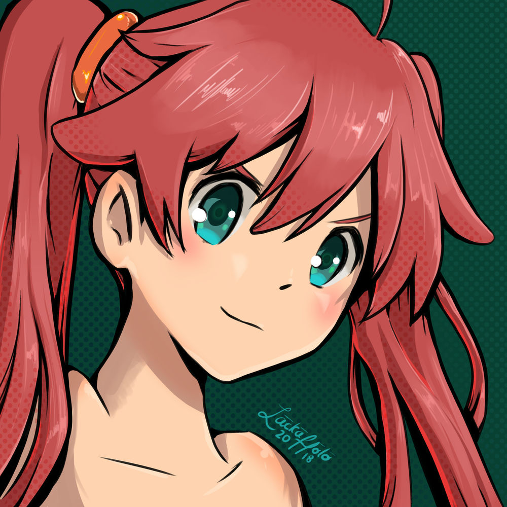 Обои для рабочего стола Портрет Hatsune Miku / Мику Хацунэ