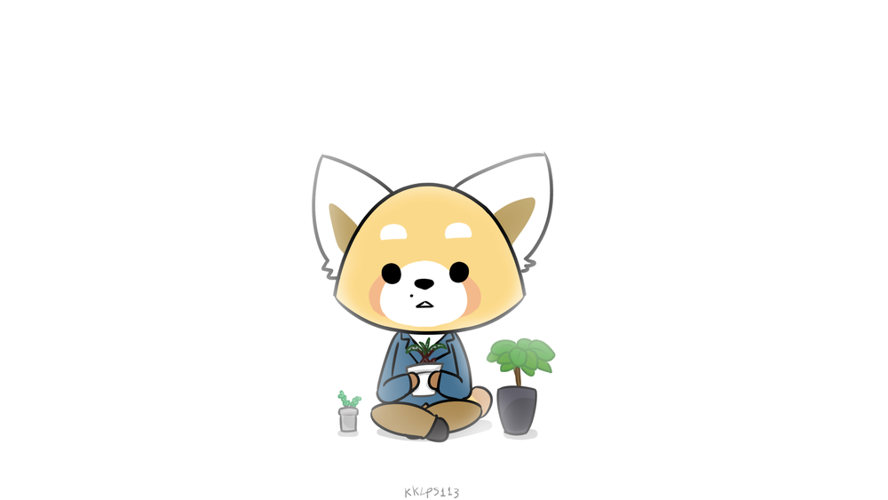 Обои для рабочего стола Retsuko / Рэцуко из аниме Aggressive Retsuko / Агрессивная Рэцуко, by kklps113