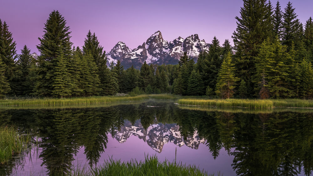 Обои для рабочего стола Национальный парк Гранд Титон, США / Grand Teton, USA