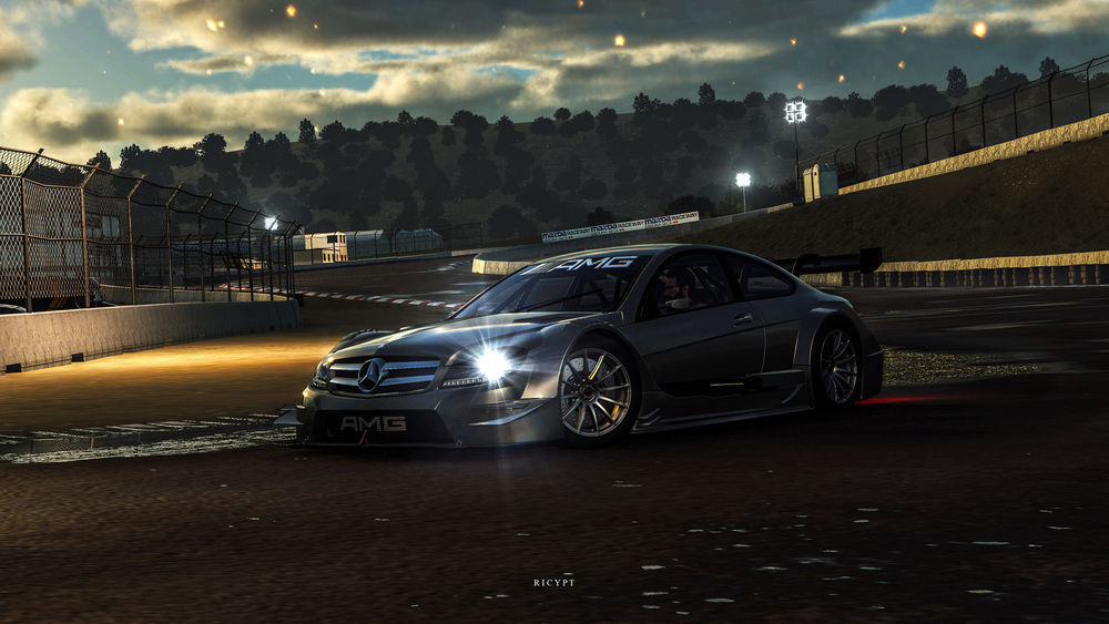Обои для рабочего стола Мерседес-Бенц C63 AMG Touring Car, by Rico Yupita