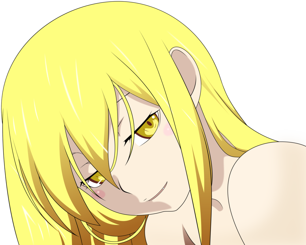 Обои для рабочего стола Oshino Shinobu / Осино Синобу из аниме Bakemonogatari / Истории монстров, by tobuei