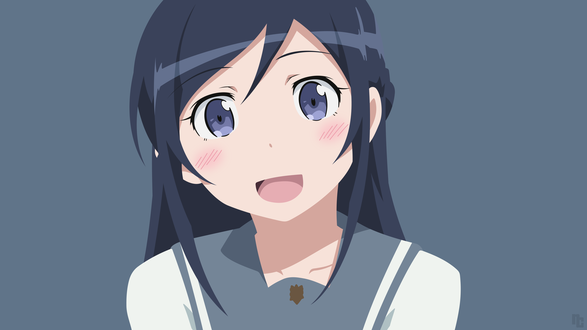 Обои на рабочий стол Ayase Aragaki / Аясэ Арагаки из аниме Ore no Imouto ga Konnani Kawaii Wake ga Nai / Ну не может сестренка быть такой милой, by ncoll36