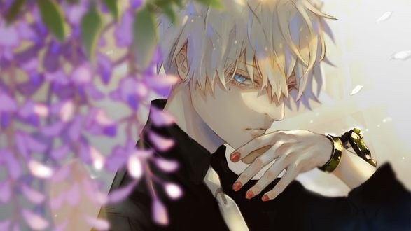 Обои на рабочий стол Ken Kaneki / Кен Канеки из аниме Tokyo Ghoul / Токийский Гуль