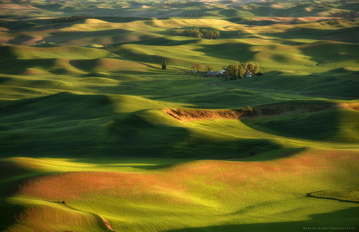 Обои на рабочий стол Закат в Palouse / Паланге, by Sapna Reddy Photography