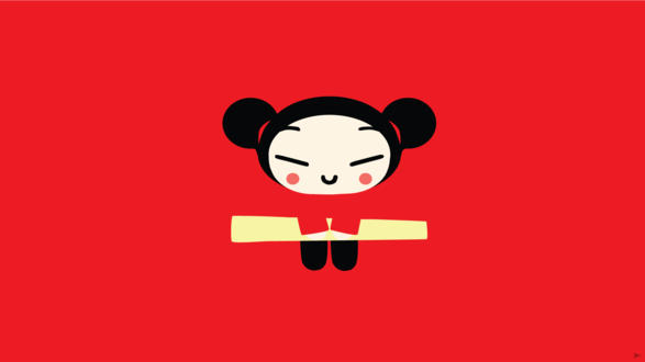 Обои на рабочий стол Pucca / Пукка из мультсериала Pucca / Пукка, by greenmapple17