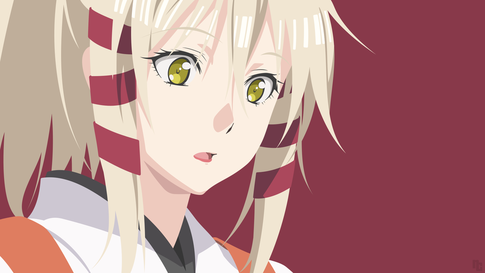 Обои для рабочего стола Uka-no-Mitama-no-Kami / Уканомитама из аниме Inari, Konkon, Koi Iroha / Инари, лисицы и волшебная любовь, by ncoll36