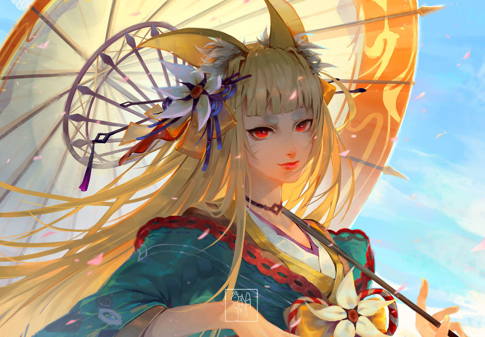 Обои для рабочего стола Izumi / Изуми из игры Sdorica -sunset, by Katrina Chiu