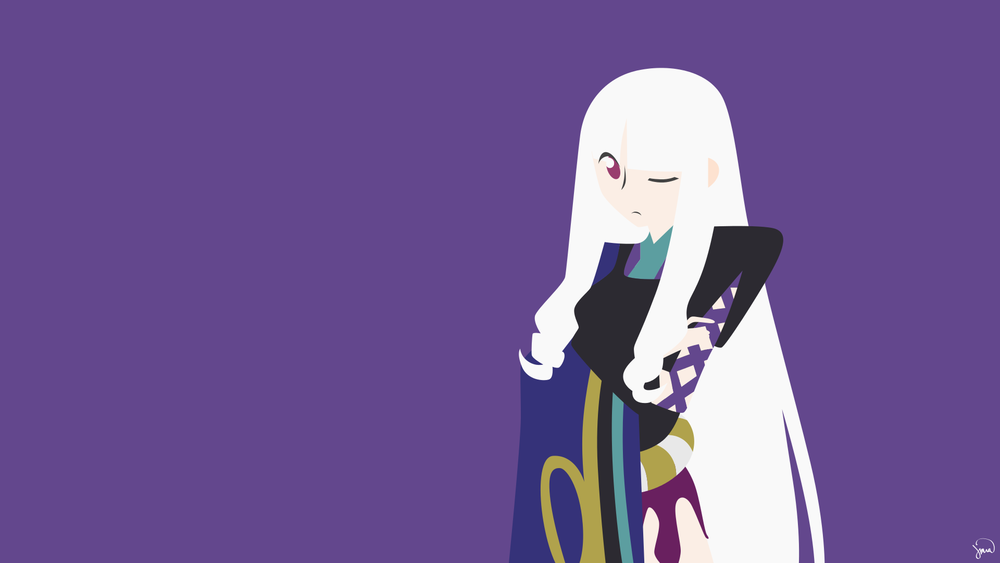 Обои для рабочего стола Togame / Тогамэ из аниме Katanagatari / Истории мечей, by greenmapple17