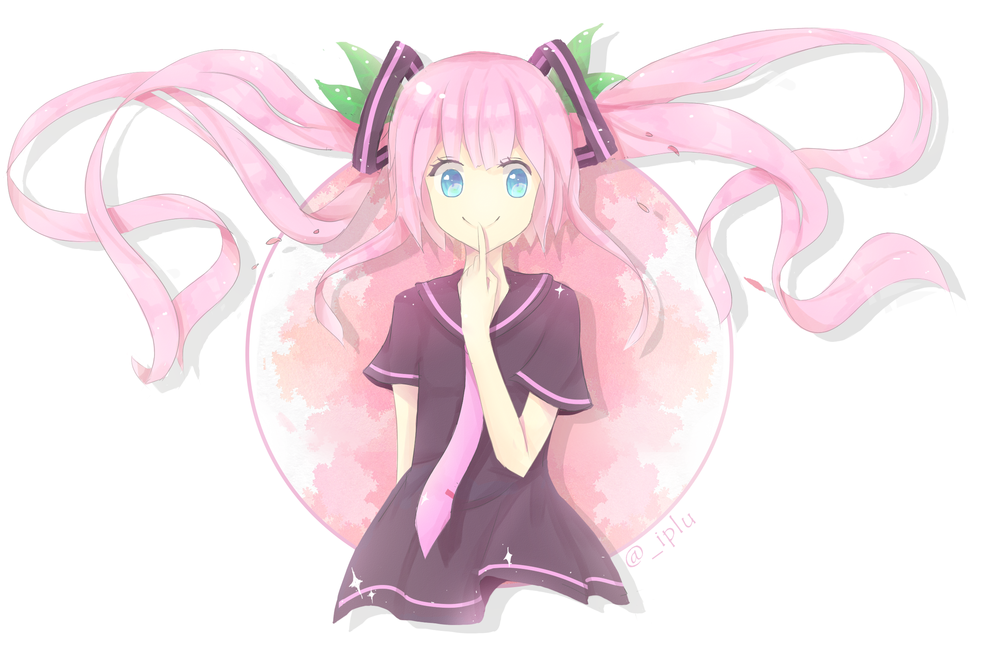 Обои для рабочего стола Vocaloid Sakura Miku / Вокалоид Сакура Мику, by iPlu