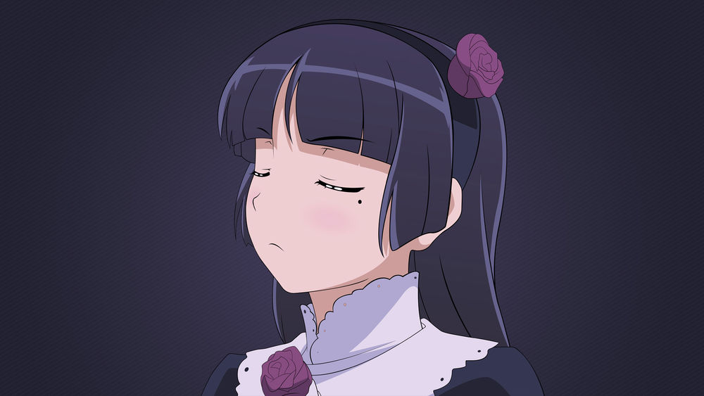 Обои для рабочего стола Ruri Gokou / Рури Гоко из аниме Ore no Imouto ga Konnani Kawaii Wake ga Nai / Ну не может сестренка быть такой милой, by Dekodere