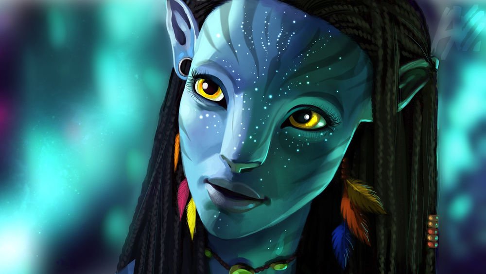 Oboi Personazh Neytiri Nejtiri Iz Filma James Cameron Dzhejmsa Kemerona Avatar Avatar Na Rabochij Stol