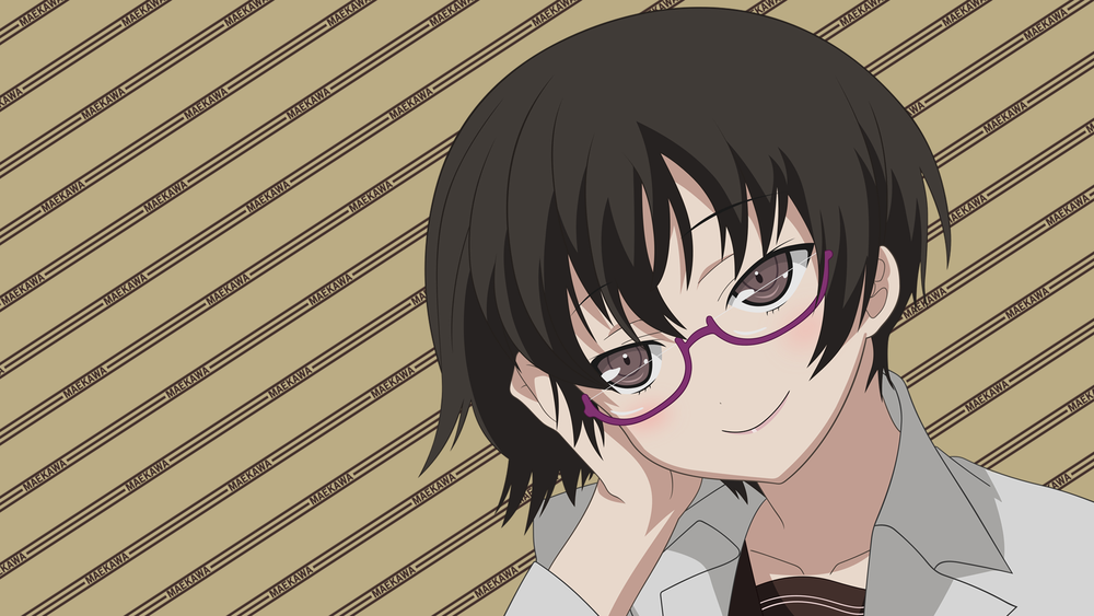 Обои для рабочего стола Maekawa / Маэкава из аниме Denpa Onna to Seishun Otoko / Радиосигнал от чудачки. Юноша на связи, by Dekodere