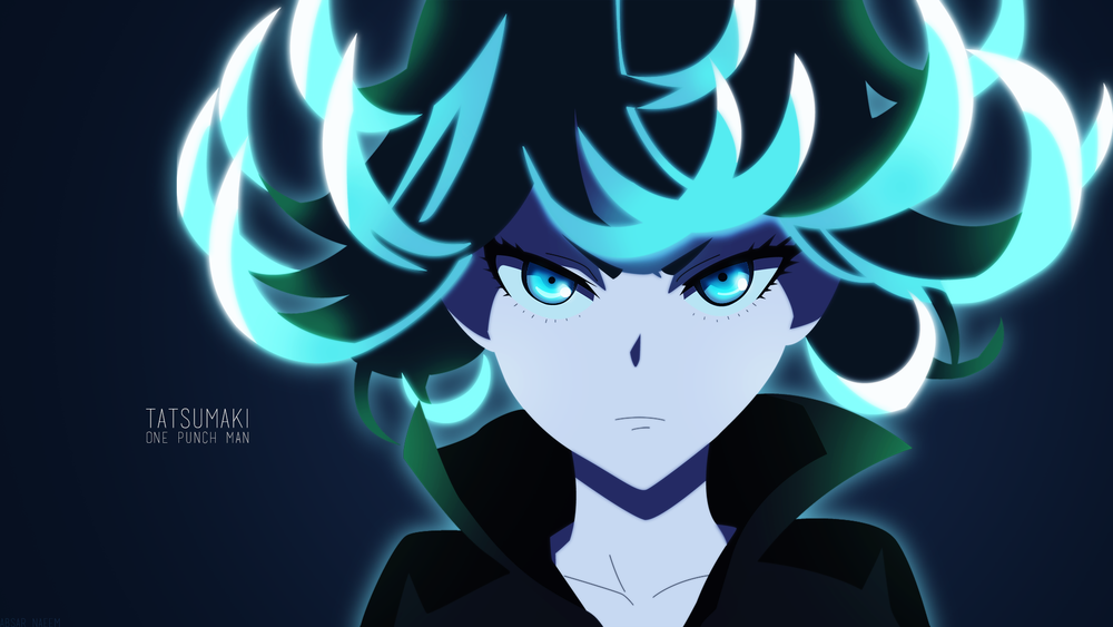 Обои для рабочего стола Tatsumaki / Торнадо из аниме One Punch Man / Ванпанчмен, by AbsarNaeem