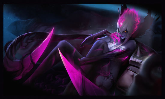 Обои на рабочий стол Evelynn / Эвелинн из игры League of Legends / Лига Легенд, by marriage