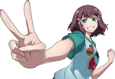Обои на рабочий стол Shouko Sashinami / Шоко Сашинами из аниме Kakumeiki Valvrave / Вальврейв Освободитель, by Phluxxor