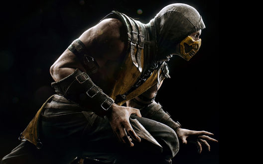 Обои mortal kombat x Скорпион