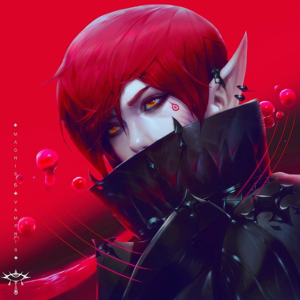 Обои для рабочего стола Вампир-Magnis 6 из игры Deathverse, by Zeronis