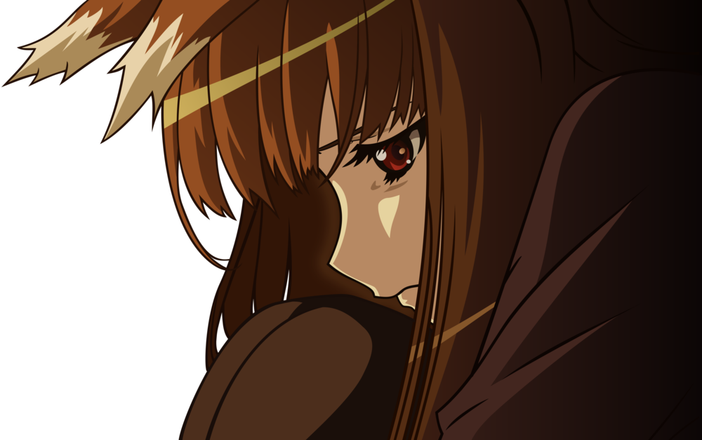Обои для рабочего стола Holo / Холо из аниме Ookami to Koushinryou / Волчица и пряности, by Starsilvery