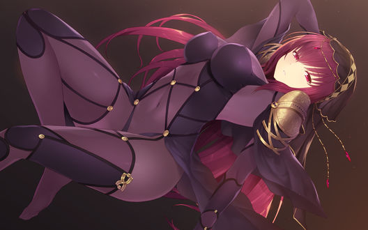 Обои на рабочий стол Scathach / Скатах из аниме Fate / Grand Order CMs / Судьба / Великий приказ CM, by caitaron