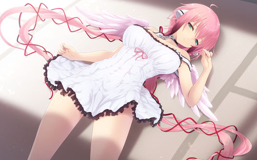 Обои на рабочий стол Ikaros / Икар из аниме Sora no Otoshimono / Утраченное небесами, by caitaron