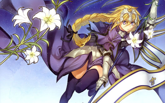 Обои на рабочий стол Ruler / Рулер из аниме Fate / Apocrypha / Судьба / Апокриф, by HiirosAbyssal