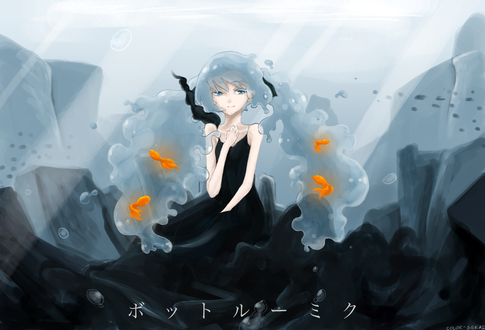 Обои на рабочий стол Vocaloid Hatsune Miku / Вокалоид Хацуне Мику, by color-sekai