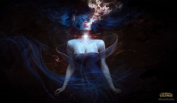 Обои на рабочий стол Sona / Сона из игры League of Legends / Лига Легенд, by Bastien Lecouffe Deharme & Roman Noir
