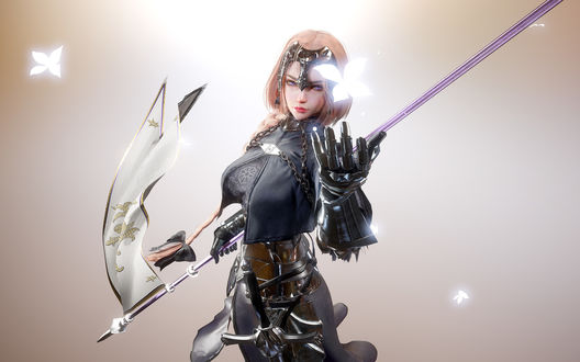 Обои на рабочий стол Joan of Arc / Жанна дАрк из игры Fate / Grand Order, by Bora kim