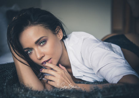 Обои на рабочий стол Модель Ангелина Петрова. Фотограф Stijn Bоhrer