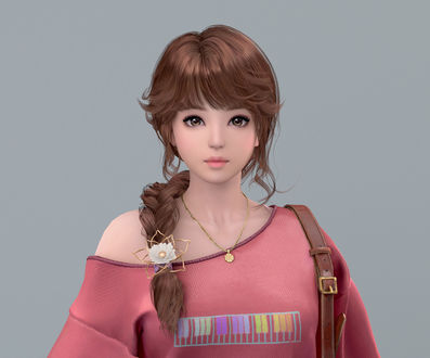 Обои на рабочий стол Asia girl / Девушка-азиатка, by Kiyong Sim