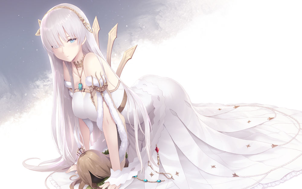 Обои для рабочего стола Anastasia / Анастасия из игры Fate / Grand Order / Судьба / Великий Порядок, by caitaron
