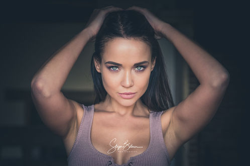 Обои на рабочий стол Модель Ангелина Петрова, фотограф Stijn Bоhrer